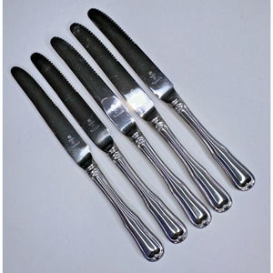 Korea Nicole Stainless Flatware Silverware Replacement Set 5 Pc Dinner Knives